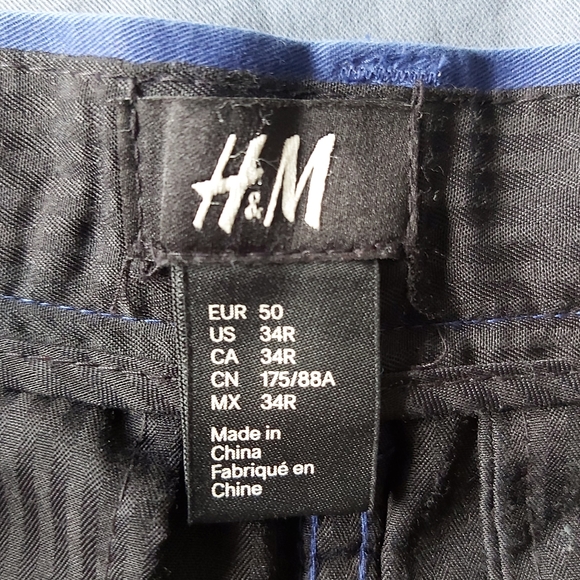 Mens H&M blue pants - Picture 5 of 6
